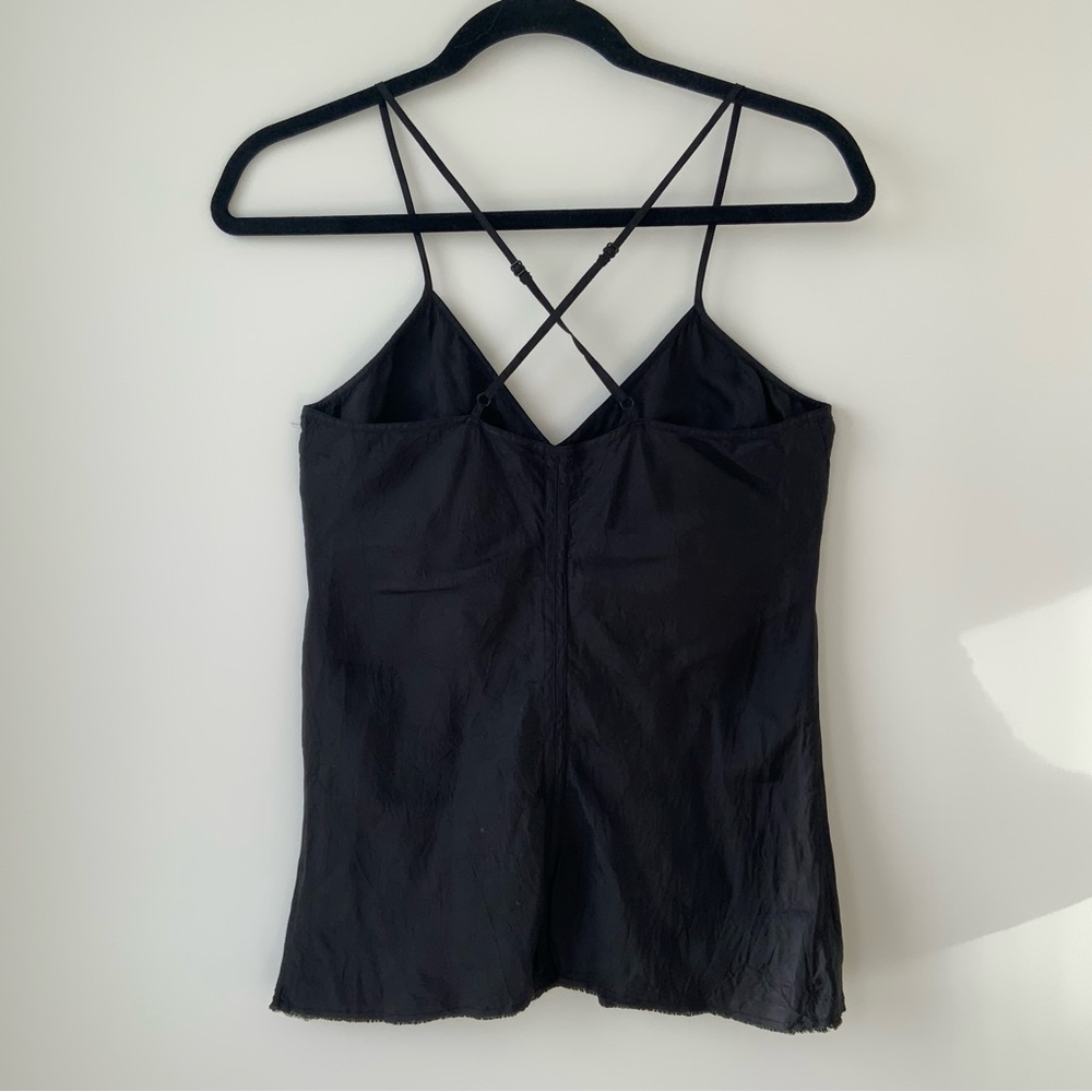 BLACK SILKY CAMI - Picture 2 of 6